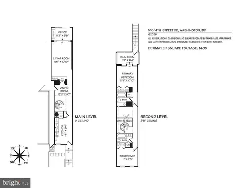 Floorplan - 108 14th St SE, Washington, DC 20003 photo 1 of 1