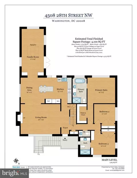 Floorplan - 4508 28th NW, Washington, DC 20008 photo 3 of 4