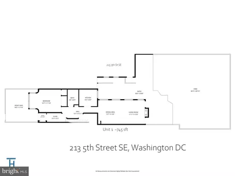 Floorplan - 213 5th St SE, Washington, DC 20003 photo 1 of 2