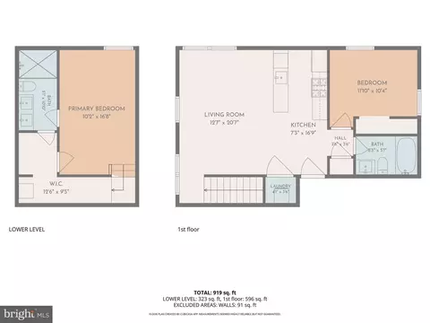 Floorplan - 16 17th St NE #121, Washington, DC 20002 photo 3 of 3
