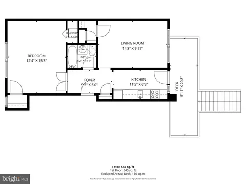 Floorplan - 1405 E Capitol St SE #3, Washington, DC 20003 photo 1 of 1