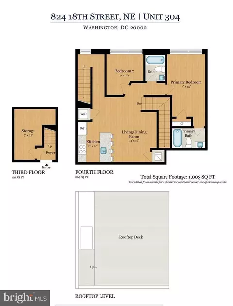 Floorplan - 824 18th St NE #304, Washington, DC 20002 photo 1 of 3