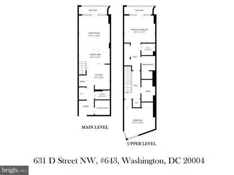 Floorplan - 631 D St NW #643, Washington, DC 20004 photo 3 of 3