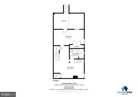 Floorplan - 3714 Garfield St NW, Washington, DC 20007 photo 1 of 4