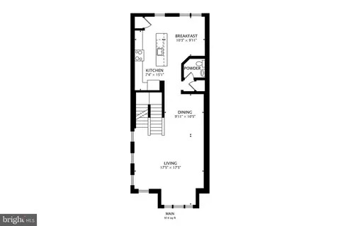 Floorplan - 915 Elder St NW #C, Washington, DC 20012 photo 1 of 4