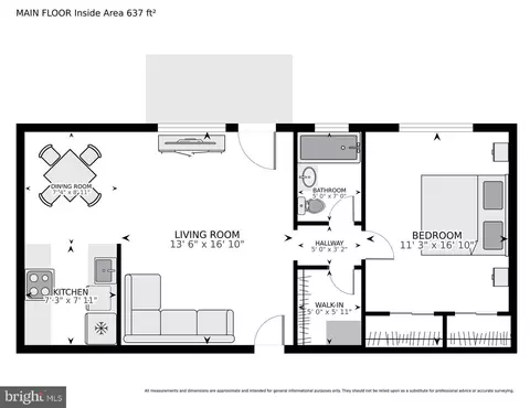 Floorplan - Undisclosed, Washington, DC 20007 photo 1 of 1