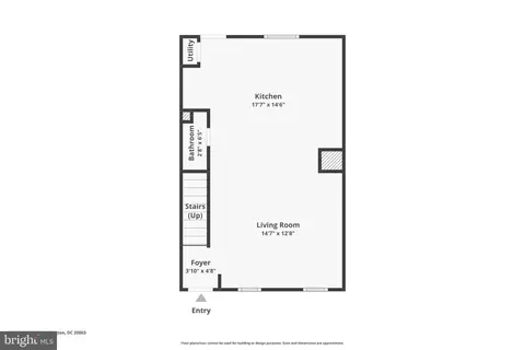 Floorplan - 203 17th St SE, Washington, DC 20003 photo 1 of 3