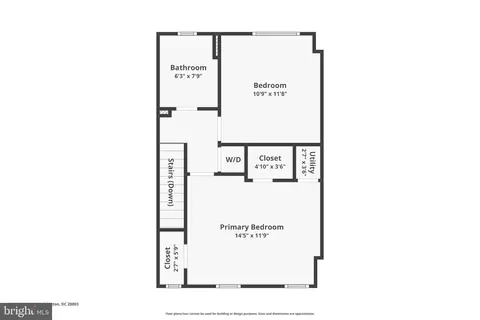 Floorplan - 203 17th St SE, Washington, DC 20003 photo 2 of 3