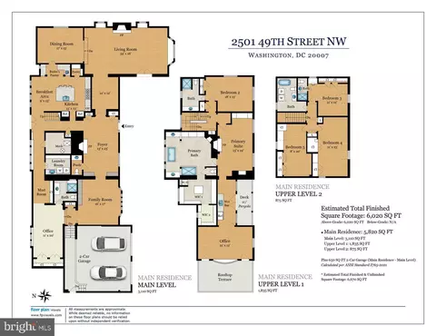 Floorplan - 2501 49th St NW, Washington, DC 20007 photo 1 of 2