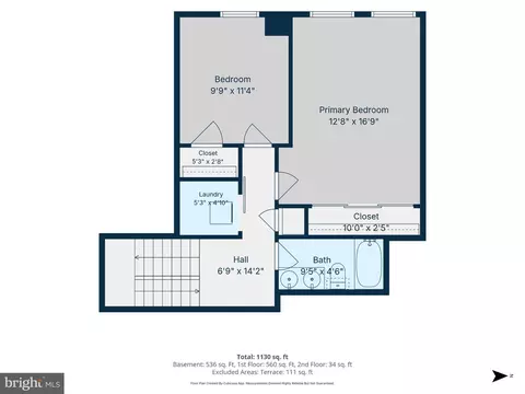 Floorplan - 141 12th St NE #9, Washington, DC 20002 photo 2 of 4