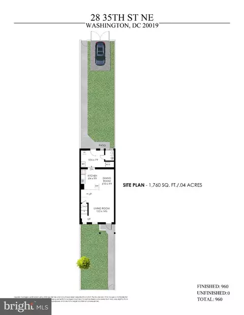 Floorplan - 28 35th St NE, Washington, DC 20019 photo 1 of 2