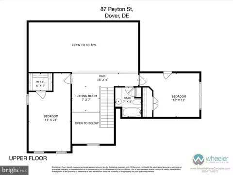 Floorplan - 87 Peyton St, Dover, DE 19901 photo 2 of 2