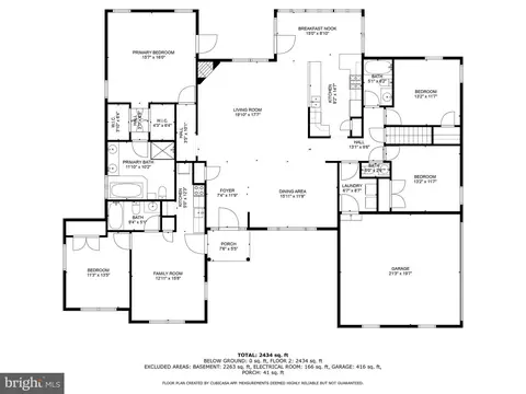 Floorplan - 173 Quails Nest Dr, Dover, DE 19904 photo 1 of 3