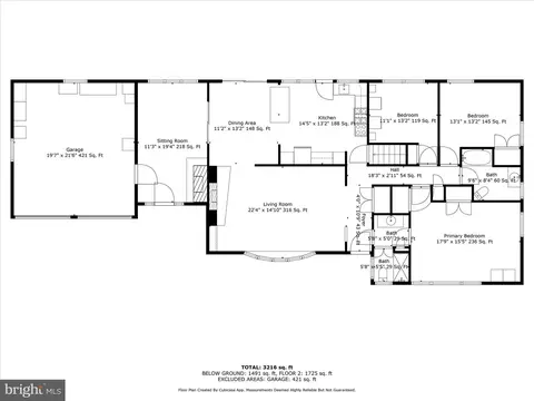 Floorplan - 1664 N Taylor Dr, Dover, DE 19901 photo 2 of 5