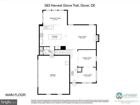 Floorplan - 583 Harvest Grove Trl, Dover, DE 19901 photo 2 of 3