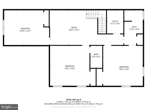 Floorplan - 3 Valhalla Ct, Dover, DE 19904 photo 2 of 3