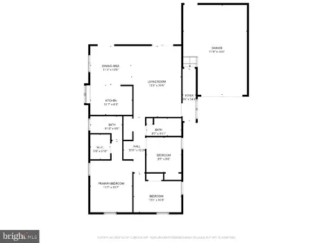 Floorplan - 201 Sheffield Dr, Dover, DE 19901 photo 1 of 1