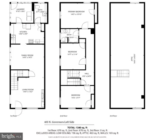 Floorplan - 401 N Governors Ave, Dover, DE 19904 photo 2 of 2
