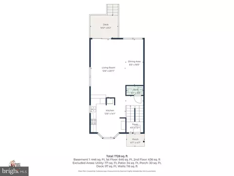Floorplan - 364 Tribbitt St, Dover, DE 19904 photo 1 of 4