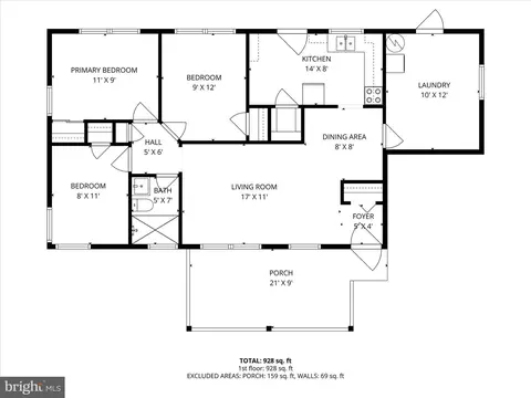 Floorplan - 137 President Dr, Dover, DE 19901 photo 1 of 1