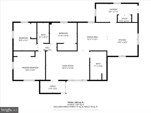 Floorplan - 2505 W Denneys Rd, Dover, DE 19904 photo 1 of 1