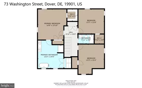 Floorplan - 73 Washington St, Dover, DE 19901 photo 4 of 4