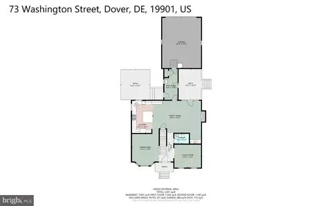 Floorplan - 73 Washington St, Dover, DE 19901 photo 1 of 4