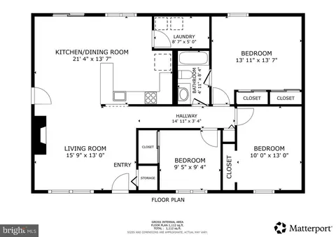 Floorplan - 1148 Forrest Ave, Dover, DE 19904 photo 1 of 1