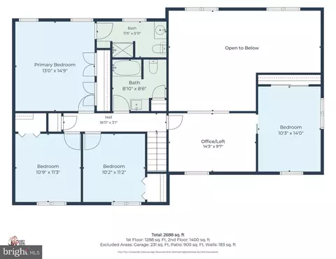 Floorplan - 191 Hickory Dale Dr, Dover, DE 19901 photo 3 of 3