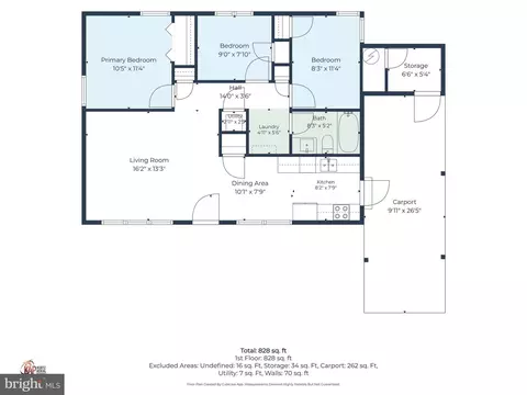 Floorplan - 1 Hickory Ln, Dover, DE 19904 photo 1 of 1