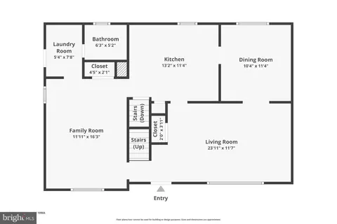 Floorplan - 306 Alder Rd, Dover, DE 19904 photo 1 of 3