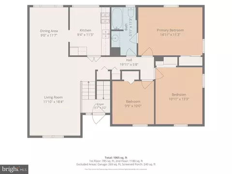 Floorplan - 730 Miller Dr, Dover, DE 19901 photo 2 of 3