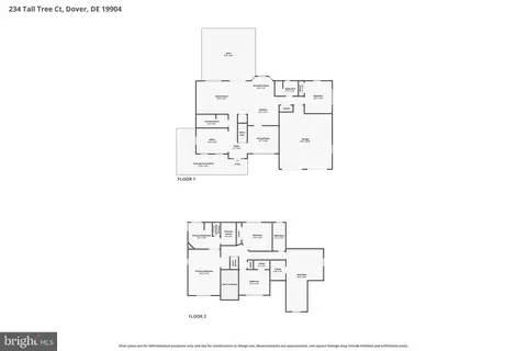 Floorplan - 234 Tall Tree Ct, Dover, DE 19904 photo 1 of 3
