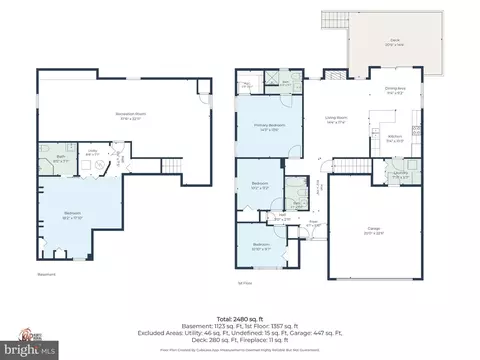 Floorplan - 57 Houston St, Dover, DE 19901 photo 1 of 3