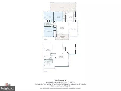 Floorplan - 107 Upland Ave, Dover, DE 19901 photo 3 of 3