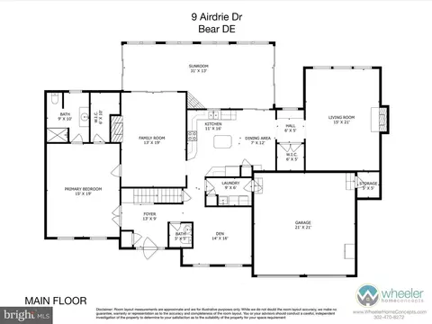Floorplan - 9 Airdrie Dr, Bear, DE 19701 photo 2 of 3