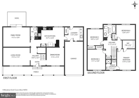 Floorplan - 9 Meadow Knoll Ct, Bear, DE 19701 photo 1 of 1
