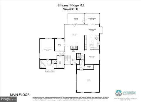 Floorplan - 8 Forest Rdg, Newark, DE 19711 photo 1 of 3