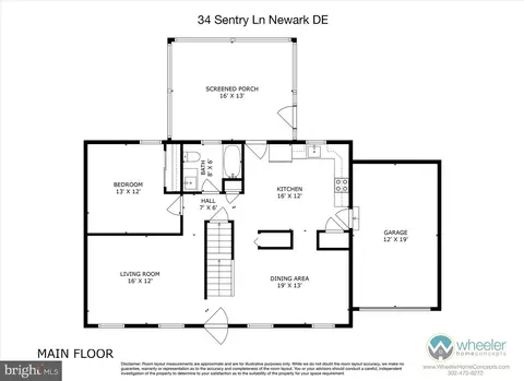 Floorplan - 34 Sentry Ln, Newark, DE 19711 photo 1 of 3