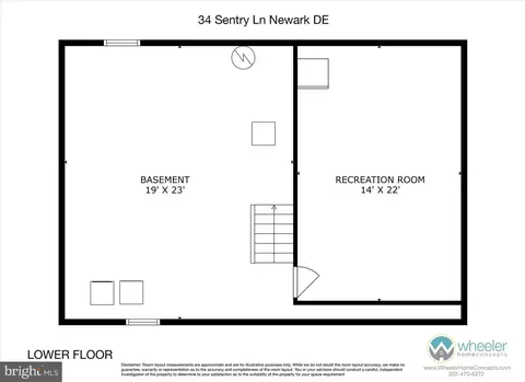 Floorplan - 34 Sentry Ln, Newark, DE 19711 photo 3 of 3