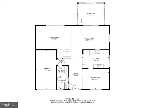 Floorplan - 20 Glyn Dr, Newark, DE 19713 photo 1 of 4