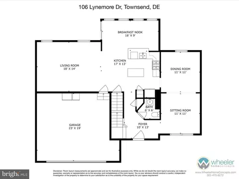 Floorplan - 106 Lynemore Dr, Townsend, DE 19734 photo 2 of 3