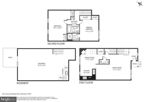 Floorplan - 522 Concord Bridge Pl, Newark, DE 19702 photo 1 of 1