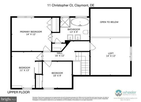 Floorplan - 11 Christopher Ct, Claymont, DE 19703 photo 2 of 2