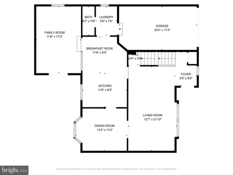 Floorplan - 711 Millcreek Ln, Bear, DE 19701 photo 1 of 2