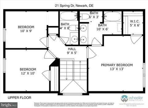 Floorplan - 21 Spring Dr, Newark, DE 19702 photo 1 of 3
