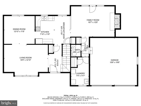 Floorplan - 131 Aspen Dr, Newark, DE 19702 photo 1 of 4