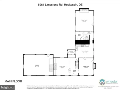Floorplan - 5961 Limestone Rd, Hockessin, DE 19707 photo 1 of 3
