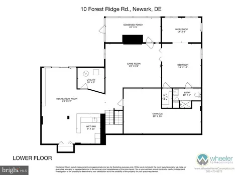 Floorplan - 10 Forest Rdg, Newark, DE 19711 photo 3 of 3