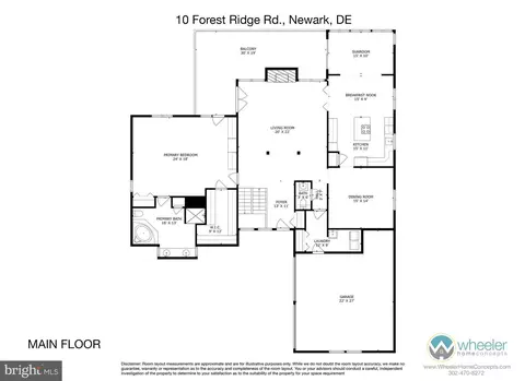 Floorplan - 10 Forest Rdg, Newark, DE 19711 photo 1 of 3